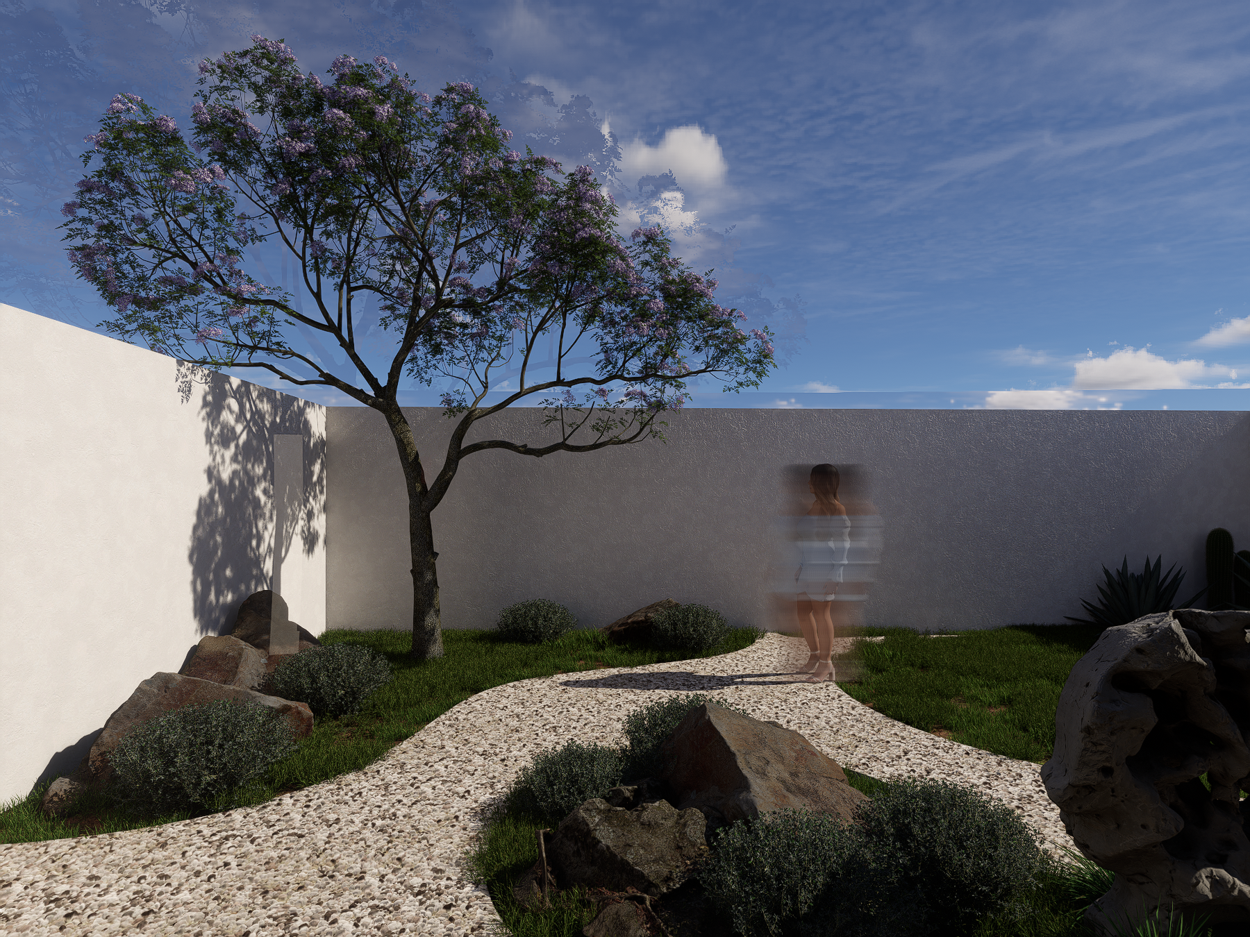 Jardín de Casa Satélite